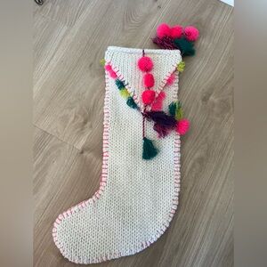 Anthropologie Christmas Stocking